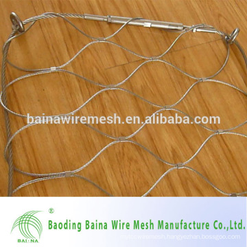 flexible ferruled stainless steel wire mesh/ss wire rope mesh net made in china